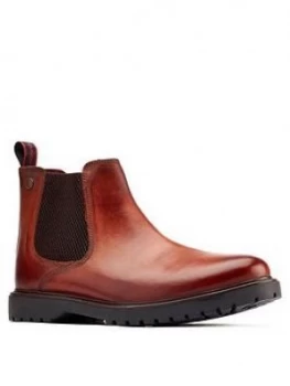 image of Base London Anvil Leather Chelsea Boots