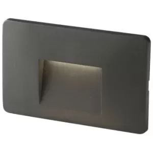 image of Fan Europe breen Outdoor LED Recessed Wall Light Anthracite, IP65 150lm 4000K 13.3x8.5x3cm