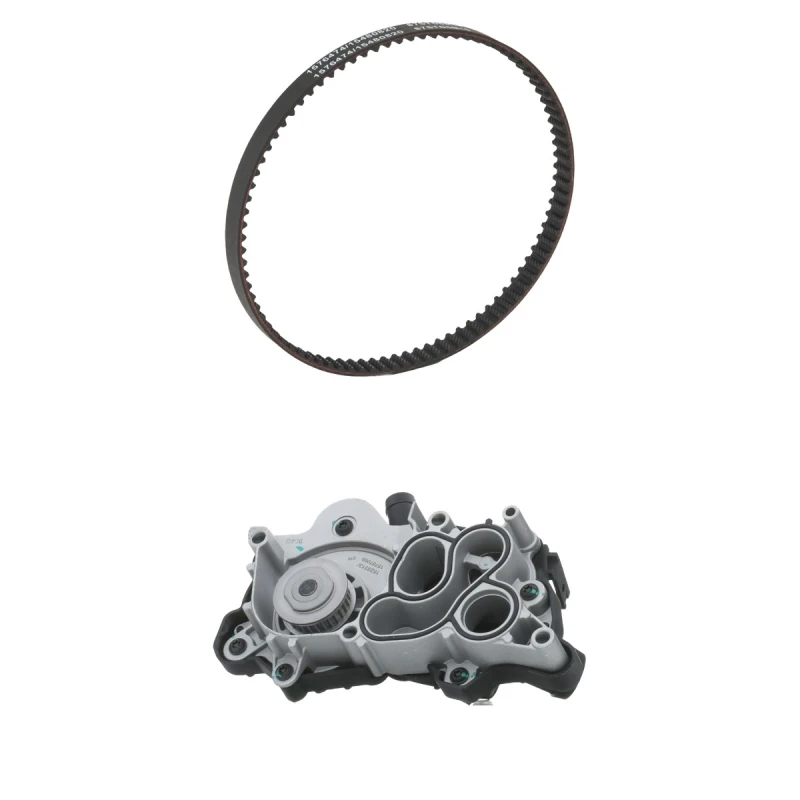 Image of RIDEX 3096W0649 Water Pump + Timing Belt Kit with gaskets/seals, Number of Teeth: 87, with bolts/screws Water Pump & Timing Belt Kit (3096)