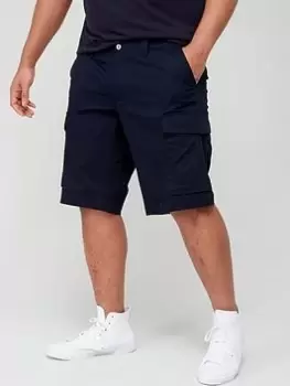 Image of Tommy Hilfiger Big & Tall John Cargo 1985 Short - Navy, Size 44, Men