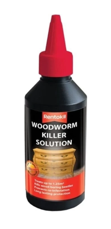 Image of Rentokil Woodworm Killer Solution 250ml 76518AWUK