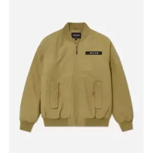 Image of Nicce Meru Bomber Jacket - Nude