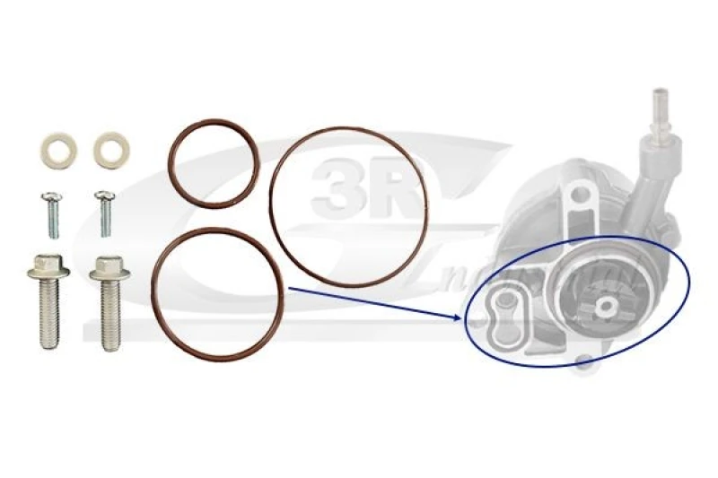 Image of 3RG Repair Kit, vacuum pump (brake system) 3RG 74205