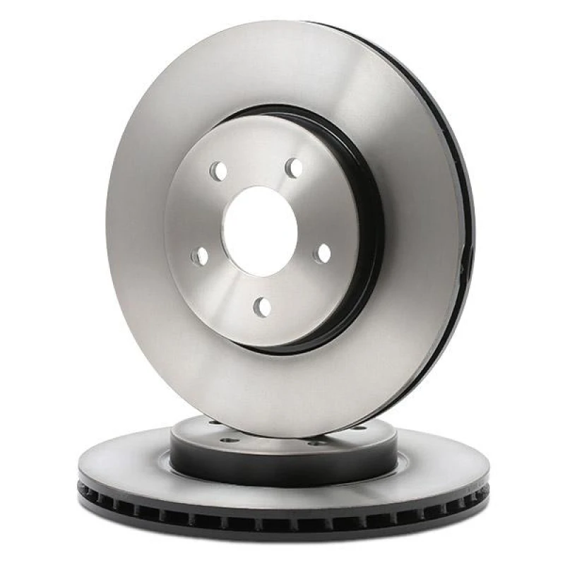 Image of RIDEX 82B0011 Brake disc Front Axle, Vented, Cast Iron, Uncoated, Untreated, without bolts/screws Cast Iron Brake Disc (82)