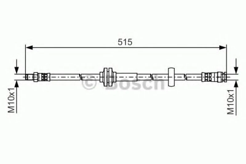 Image of Bosch 1 987 481 482 Brake Hose Brake Hose (83)