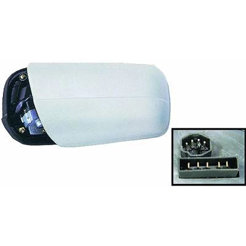 Image of DIEDERICHS 1670327 Wing mirror Left, Complete Mirror, primed Outside Mirror (50)