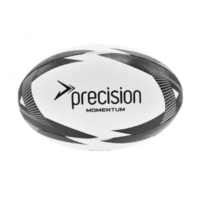 Image of Precision Momentum Rugby Training Ball White/black/grey (5)