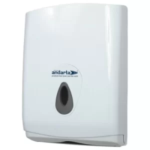 image of Andarta 06-025 Plastic Lockable Hand Towel Dispenser