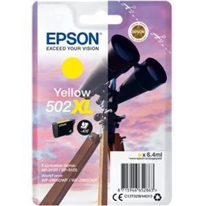 Image of Epson Binoculars 502XL Yellow Ink Cartridge