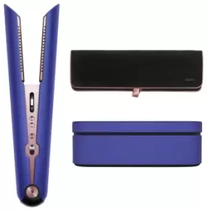 image of Dyson Corrale Hair Straightener - Vinca Blue & Rose