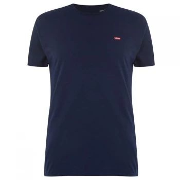 Levis Original Housemark T Shirt - Dress Blue