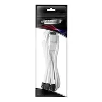 Image of CableMod RT-Series Pro ModMesh Sleeved 12VHPWR PCI-e Cable for ASUS and Seasonic (White, 16-pin to Triple 8-pin, 600mm)