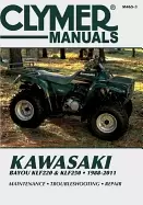 Image of kawasaki bayou klf220 and klf250 atv service repair manual