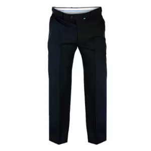 image of Duke Mens Kingsize Max D555 Adjustable Waist Trousers (58S) (Black)