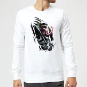 Image of Venom Chest Burst Sweatshirt - White - XXL