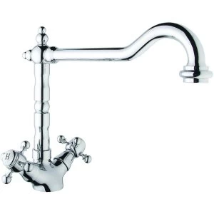 image of Wickes Regan Monobloc Kitchen Mixer Sink Tap Chrome