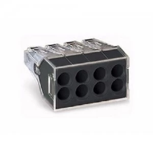Image of WAGO 773-108 8 Way Push In Terminal Connector - Single