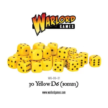 Image of Spot dice 10mm - Yellow (30)