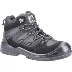 Image of Amblers Unisex Adult 257 Suede Safety Boots (10.5 UK) (Black) - Black
