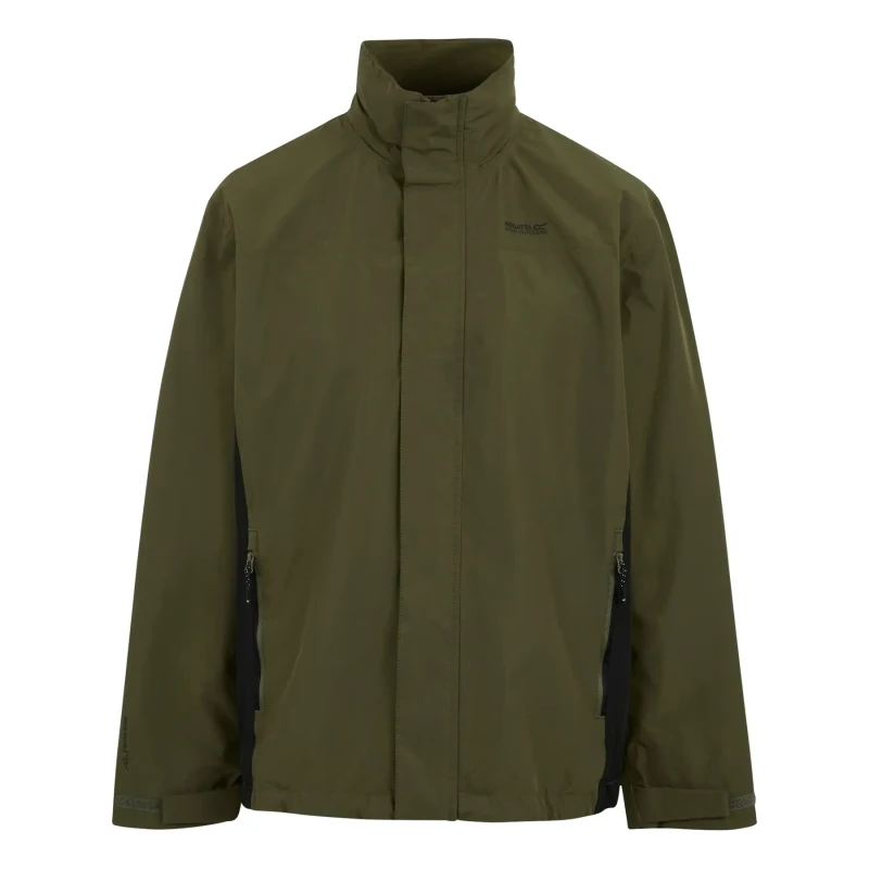 Image of Regatta Regatta Men 'Matt II' Waterproof Shell in Green Size: Medium Green M Male 5063516131465