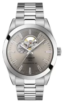 Tissot T1274071108100 Gentlemen Powermatic 80 Grey Dial Watch