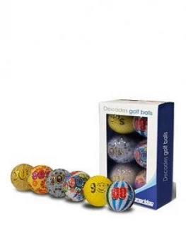 image of Longridge Decades Golf Balls - 6Pk