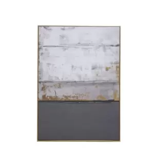 Image of Interiors by PH Muted Grey Oil Paint Wall Artwork