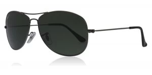 Ray-Ban Cockpit Sunglasses Gunmetal 004/58 Polariserade Large 59mm