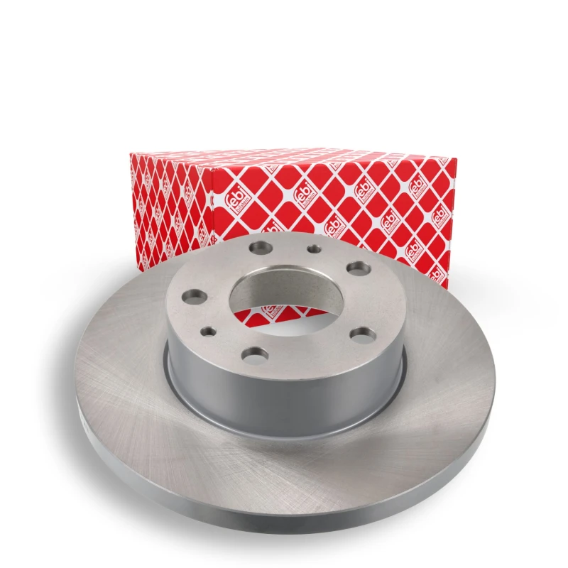 Image of FEBI BILSTEIN 10563 Brake disc Front Axle, solid, Coated Brake Disc (82)