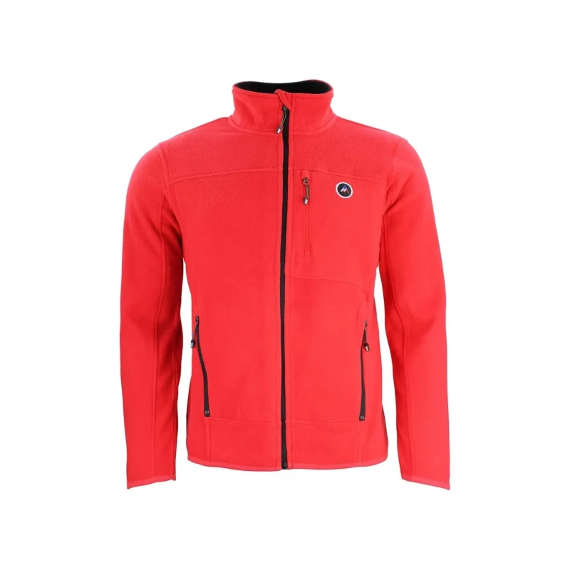 Image of Full-zip fleece Peak Mountain Rouge Male M