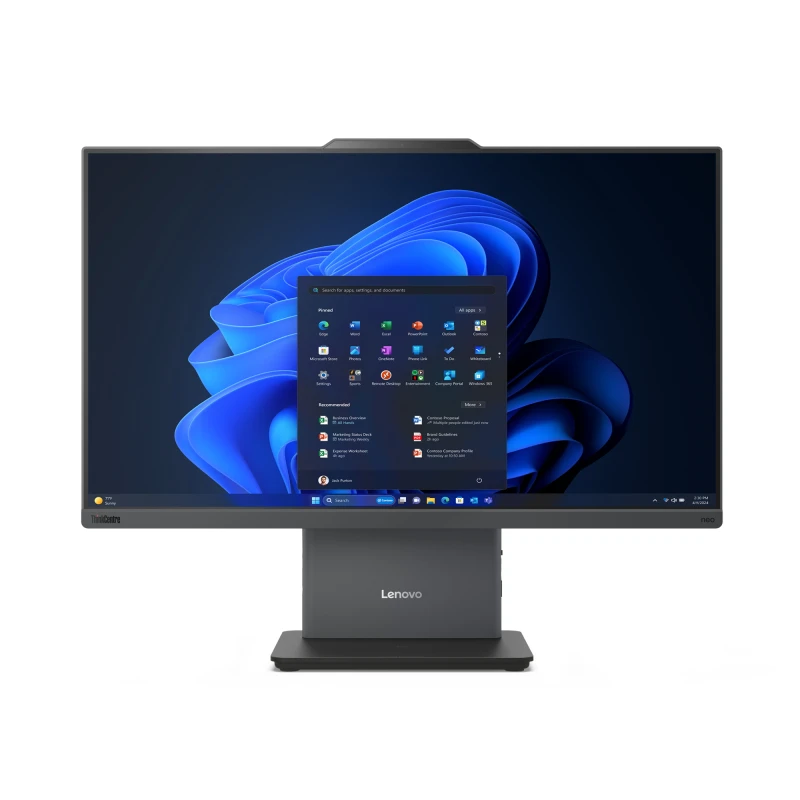 Image of Lenovo ThinkCentre neo 50a AIO Desktop PC, Intel Core i5-13420H, 16GB RAM, 512GB SSD, 27" Full HD, Intel Iris Xe, Windows 11 Pro 12SD0008UK