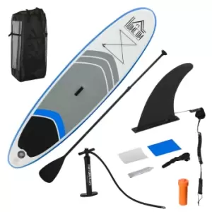 Image of HOMCOM Stand Up Paddle Board SUP Accessory Carry Bag Adj Paddle Pump Leash Inflatable Paddle Board