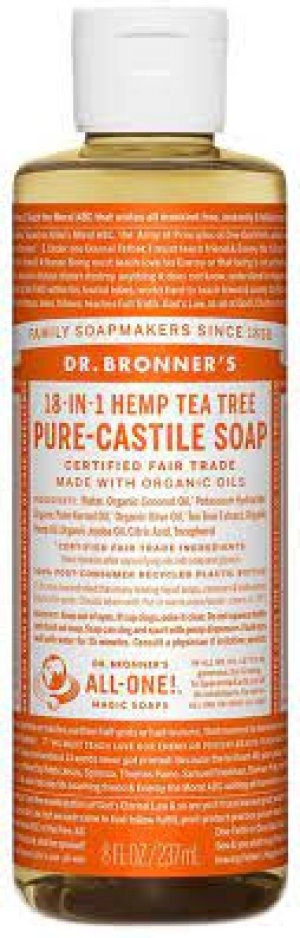 Image of Dr Bronner TeaTree Pure-Castile Liquid soap 3790ml