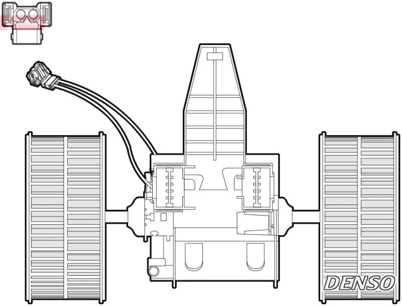 Image of DENSO Blower motor DENSO DEA05009