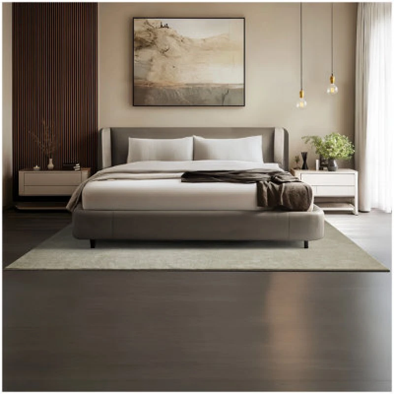 Image of Tectake Rug Zonelle - Short Pile And Ultra-Soft, Rectangular Or Round 160 X 230 Cm - Sand