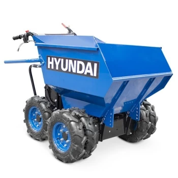 image of Hyundai 196cc 4-Wheel Drive 500kg Payload Mini Dumper / Power Barrow HYMD500