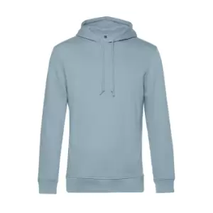 Image of B&C Mens Organic Hooded Sweater (3XL) (Blue Fog)