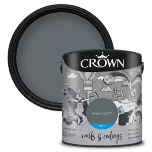 image of Crown Matt Emulsion Paint Revolution - 2.5 litres