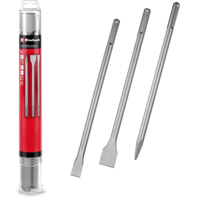 Image of Einhell 3 Piece SDS Max Chisel Set 49190110