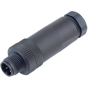 Image of Binder 99 0437 43 05 Series 713 M12 Sensor Actuator Connector Screw Closure Straight