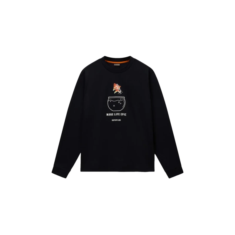 Image of Napapijri Sweatshirt Napapijri Sol Noir Male XS