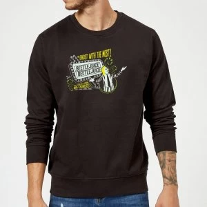 image of Beetlejuice The Ghost With The Most Sweatshirt - Black - 5XL