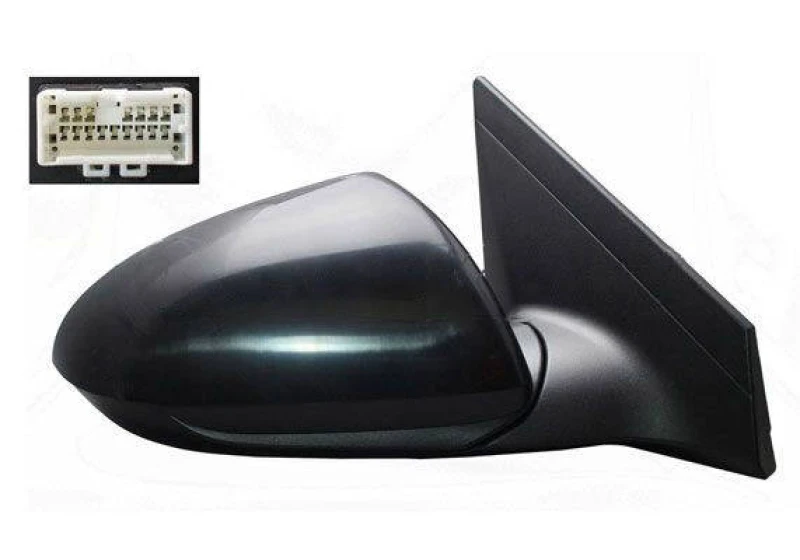 Image of ALKAR 6140679 Wing mirror Right, Electric, Convex, primed Outside Mirror (50)