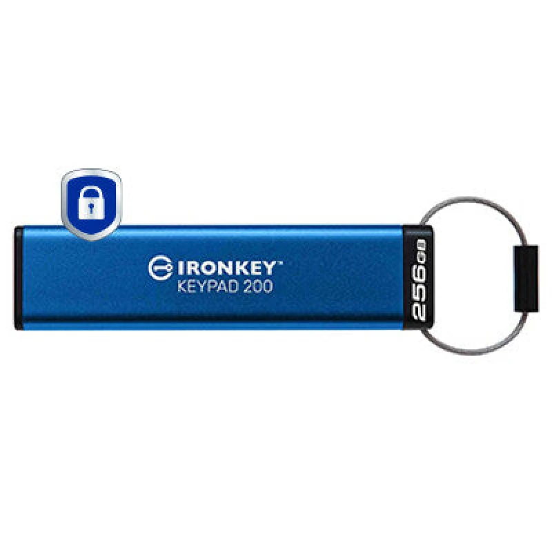 Image of Kingston Technology Kingston Technology IronKey 256GB Keypad 200, FIPS 140-3 Lvl 3 AES-256 Encrypted IKKP200/256GB