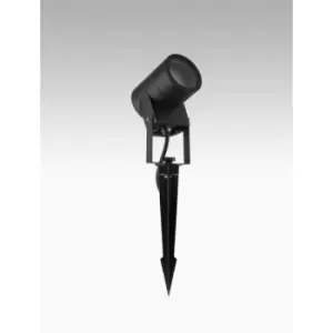 image of Netlighting Merano Covina Outdoor Spike Black Aluminium, Clear Glass LED GU10 1x