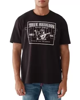 image of True Religion Short Sleeve Logo Graphic Tee