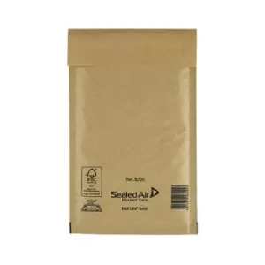 image of Mail Lite Bubble Postal Bag Gold B00-120x210 (Pack of 100) 101098090