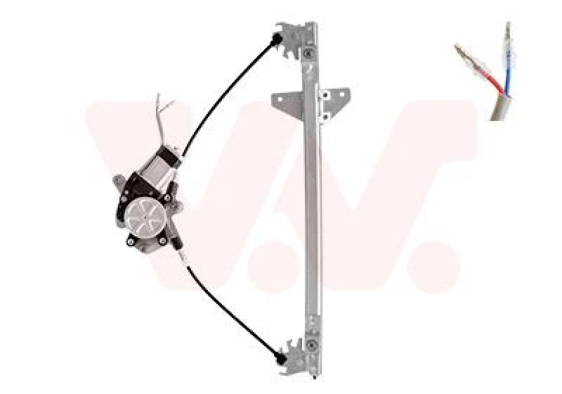 Image of VAN WEZEL Window regulator VAN WEZEL 3701262