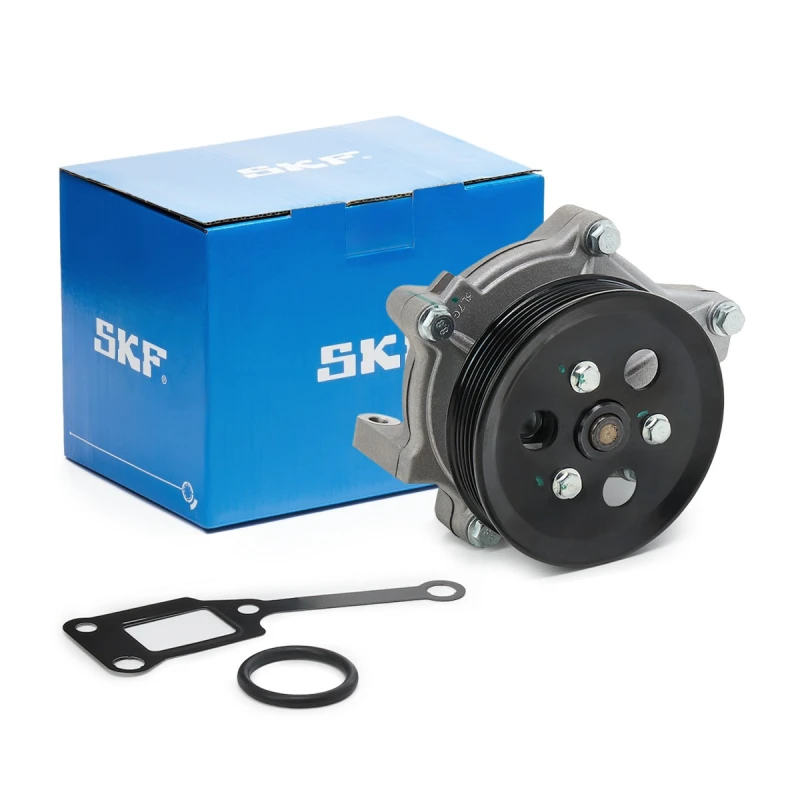 Image of SKF VKPA 95899 Water pump with housing, for V-ribbed belt use, with gaskets/seals Water Pump (1260)