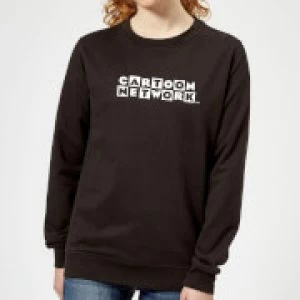 Image of Cartoon Network Logo Womens Sweatshirt - Black - XL